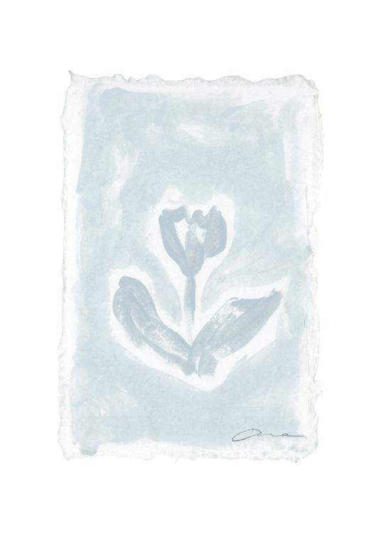 Blue Tulip Deckled Edge Print 4x6