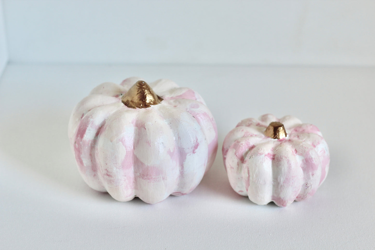 Seconds Sale - Pink Painted Pumpkin Mini Set