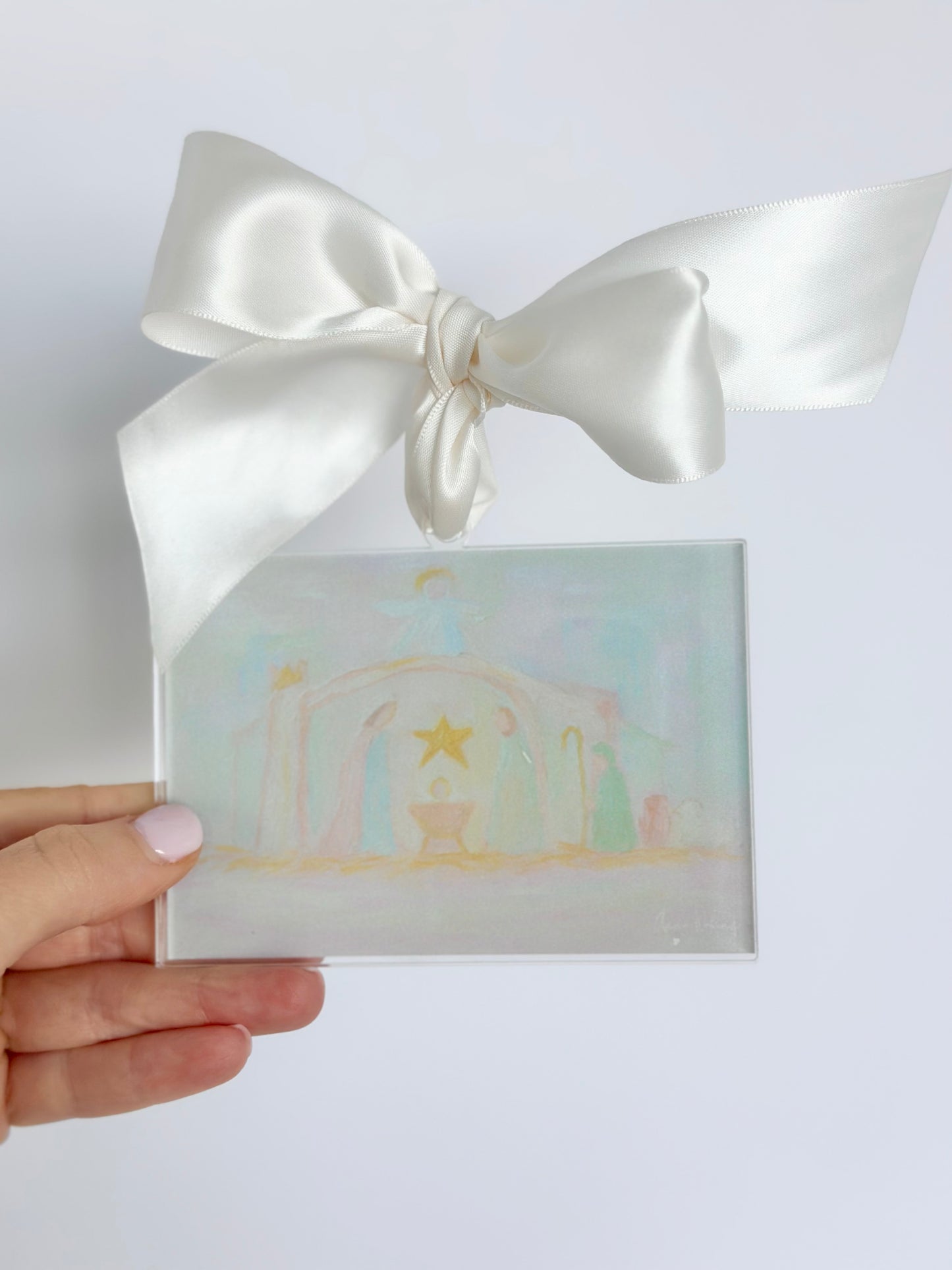 Imperfect Nativity Ornament