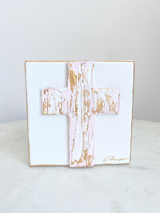 Easter Cross Canvas 4x4