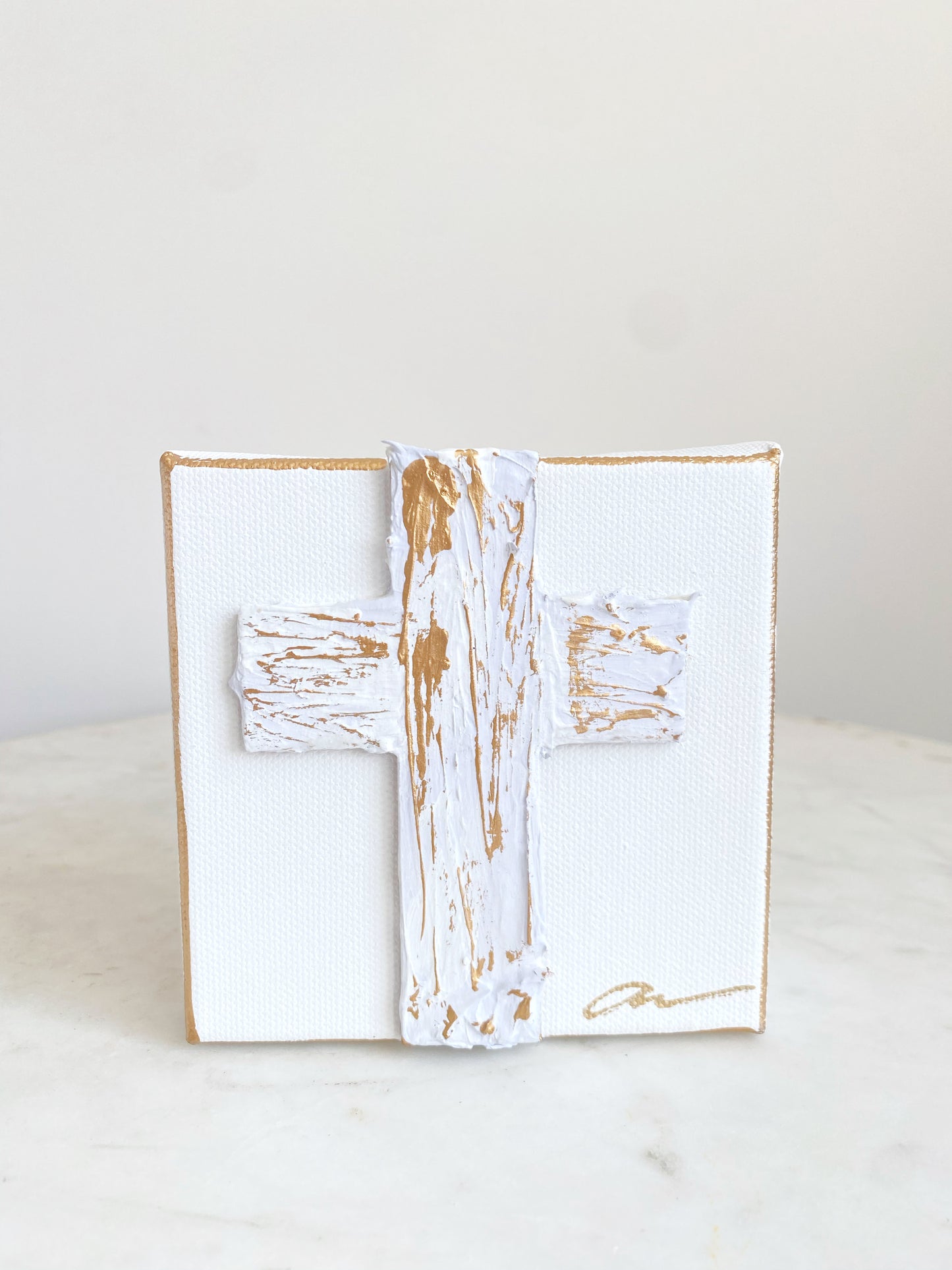 Easter Cross Canvas 4x4