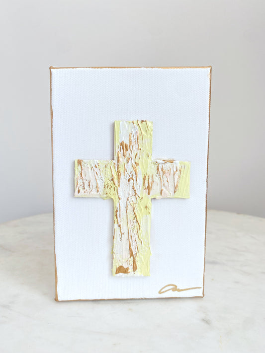 Easter Cross Canvas 4x6