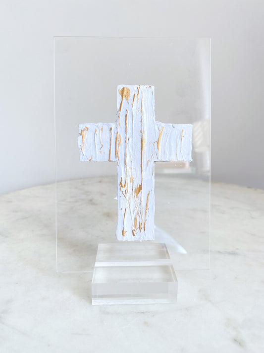 Cross on Acrylic 4x6