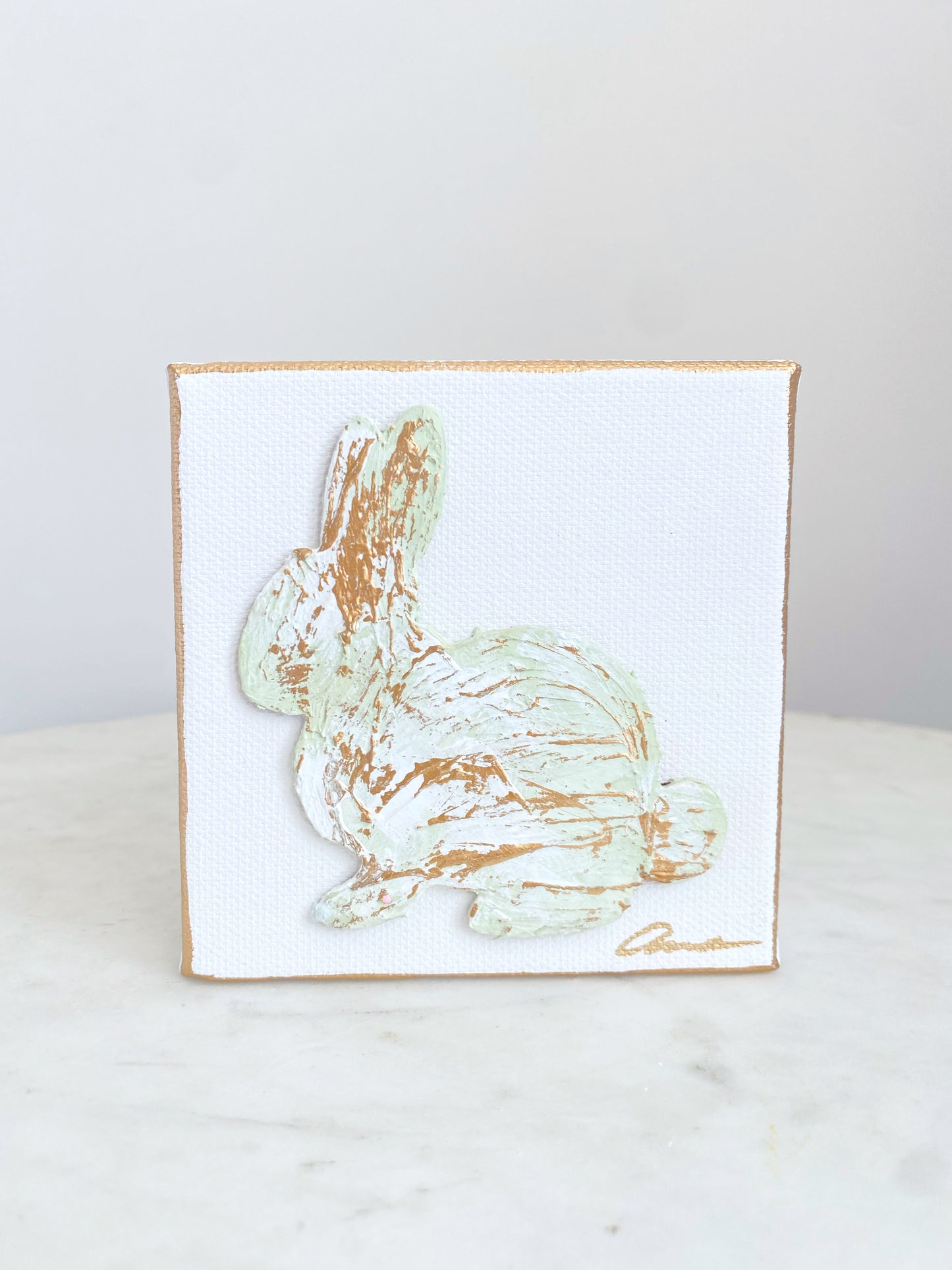 Easter Bunny Canvas 4x4