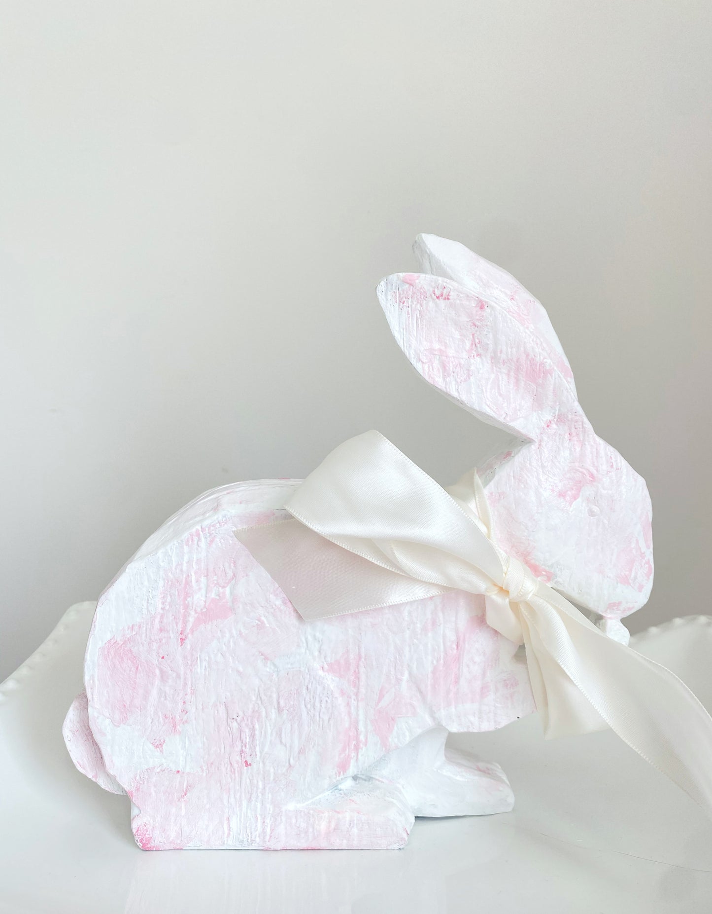 Painted Light Pink Bunny