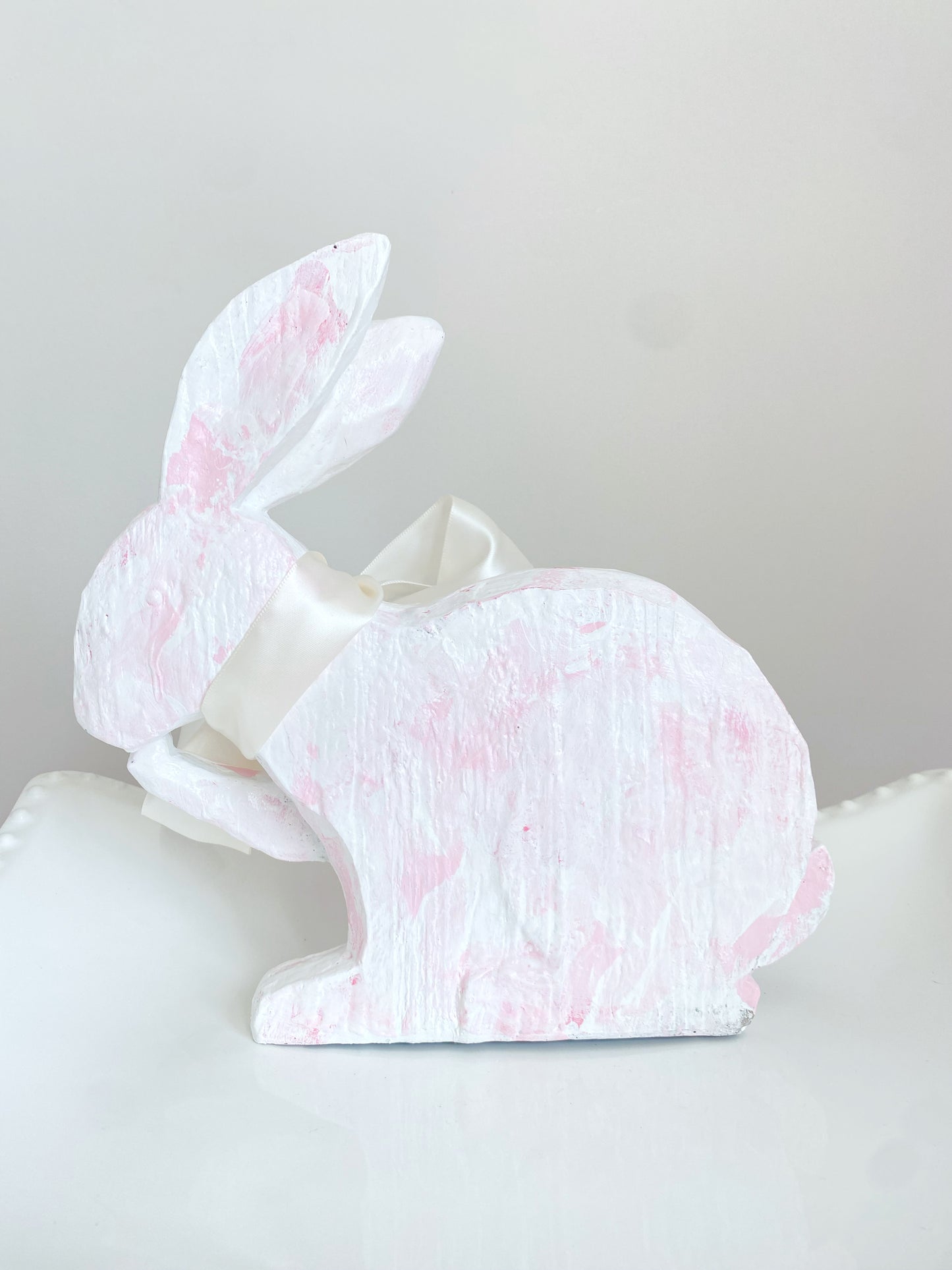Painted Light Pink Bunny