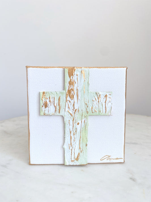 Easter Cross Canvas 4x4